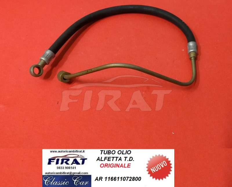 TUBO OLIO ALFETTA TD (116611072800)